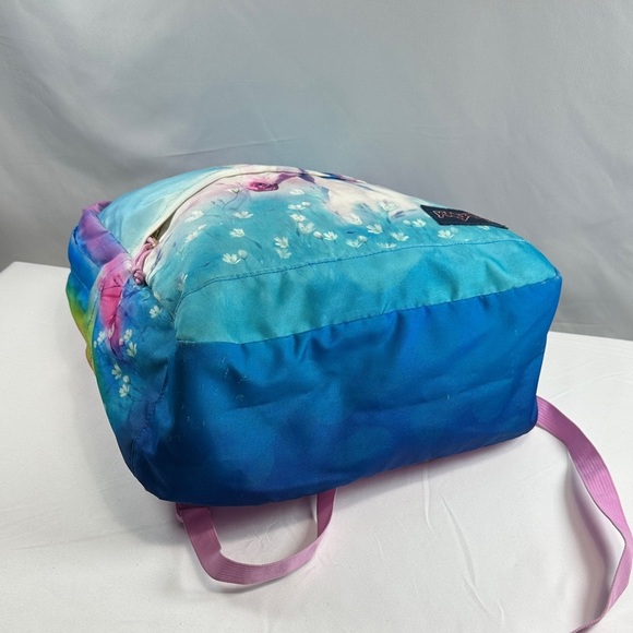 JanSport Kids Backpack with Unicorn & Rainbow Design - Blue and Pink - Picture 6 of 16
